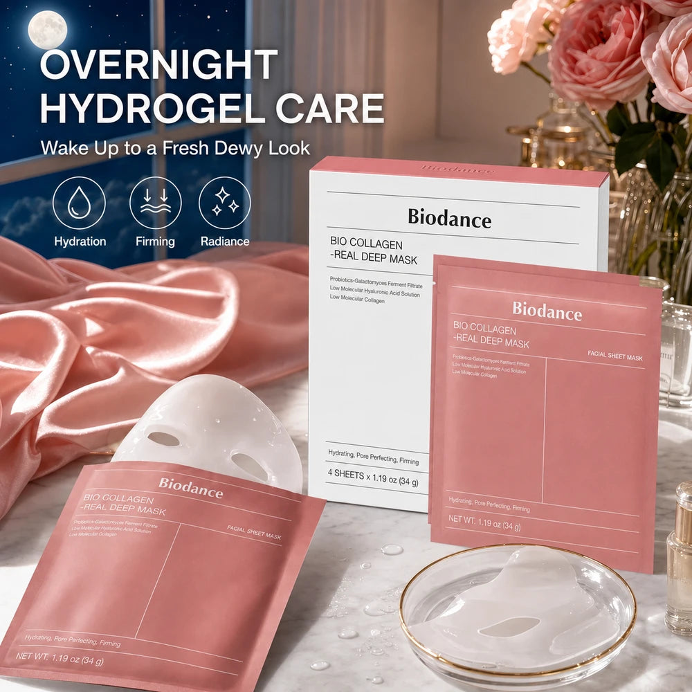 Glass skin collagen mask