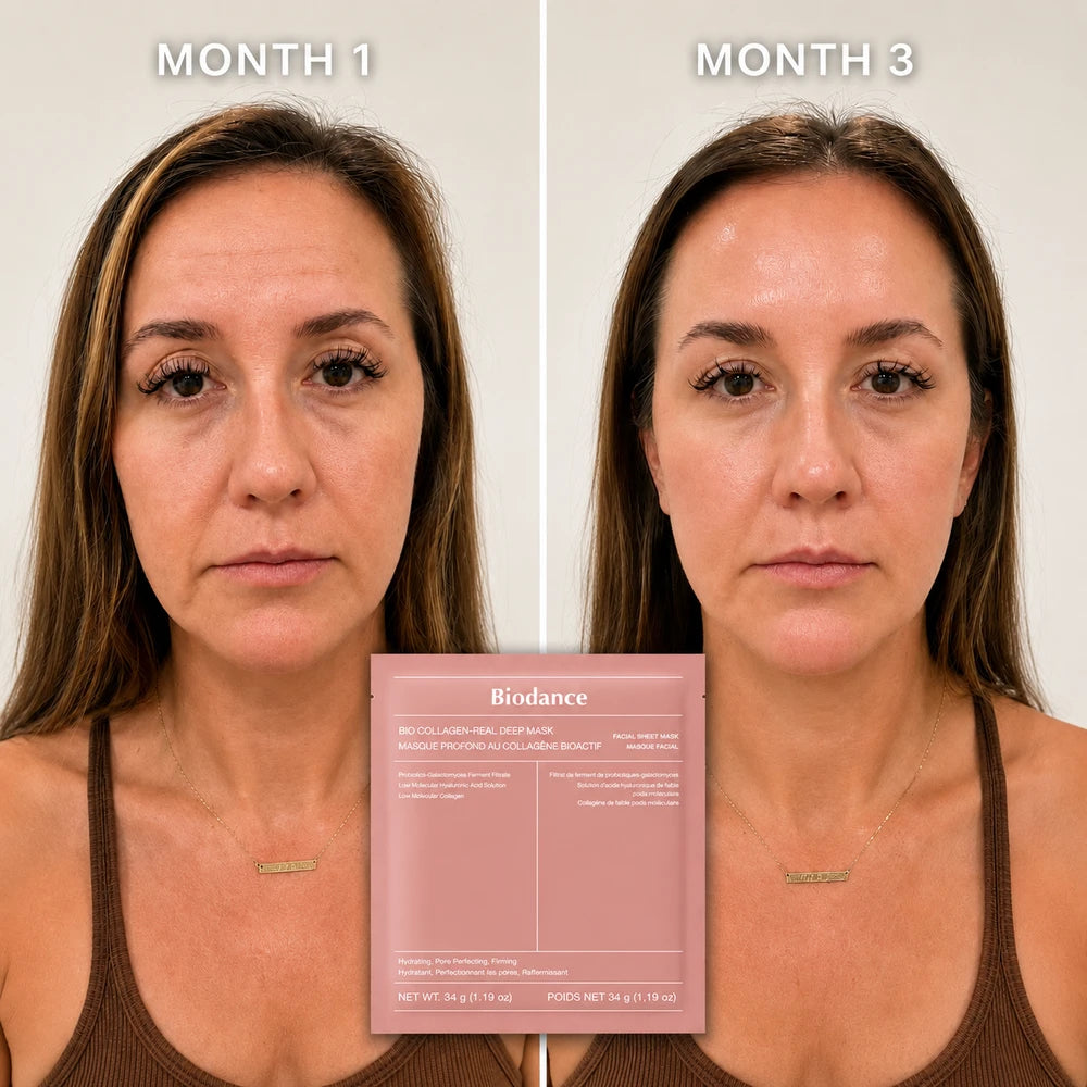 Glass skin collagen mask